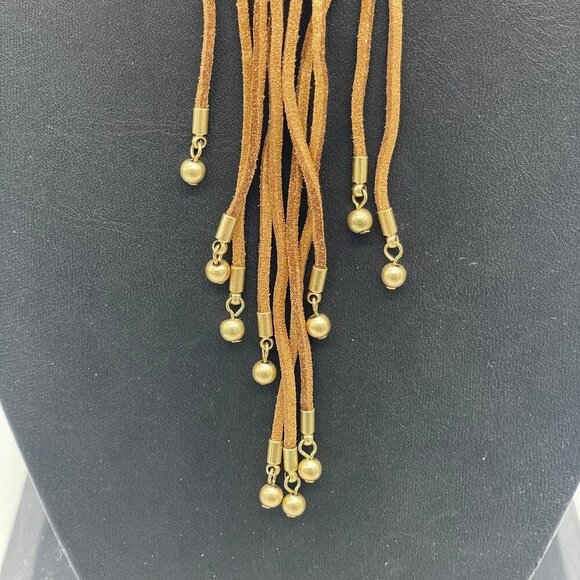 Marlyn Schiff Boho Beaded Tassel Necklace Elegant Going Out Evening Date Night - Picture 3 of 6